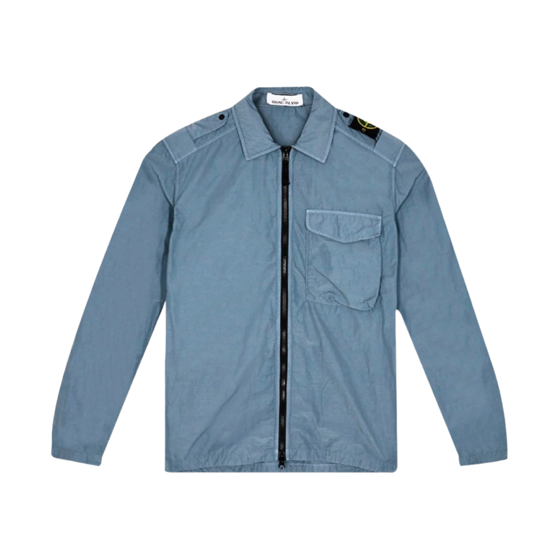 741510802-V0046 Stone Island 10802 Naslan Light Overshirt Powder Blue - 21SS