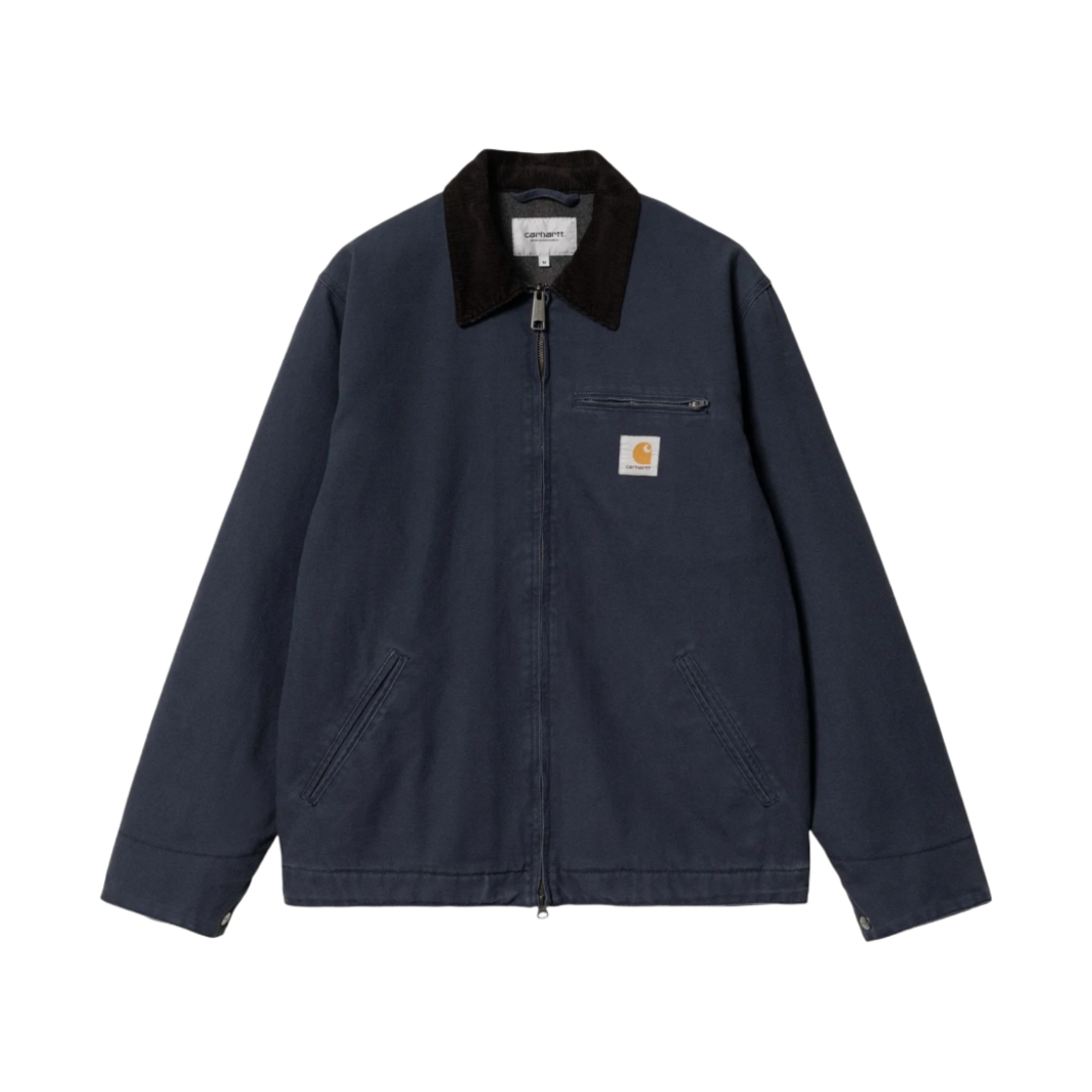 칼하트 WIP 라인드 디어본 캔버스 디트로이트 자켓 블루 헤비 스톤 워시 - 윈터(Carhartt WIP Lined Dearborn Canvas Detroit Jacket Blue Heavy Stone Wash - Winter) - 1