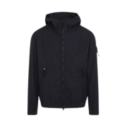 Stone Island 4100079 Supima Cotton Canvas Hooded Jacket Navy Blue - 25SS
