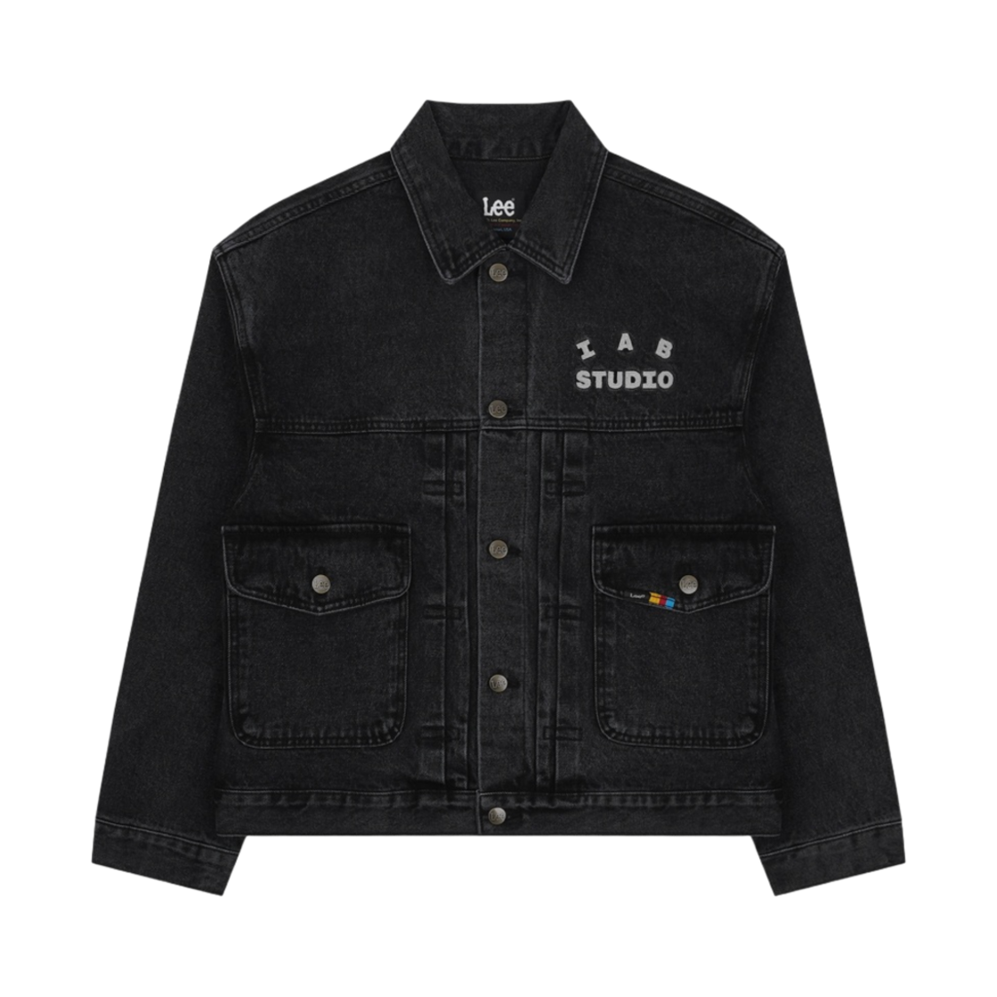 아이앱 스튜디오 x 리 데님 자켓 블랙(IAB Studio x Lee Denim Jacket Black) - 2