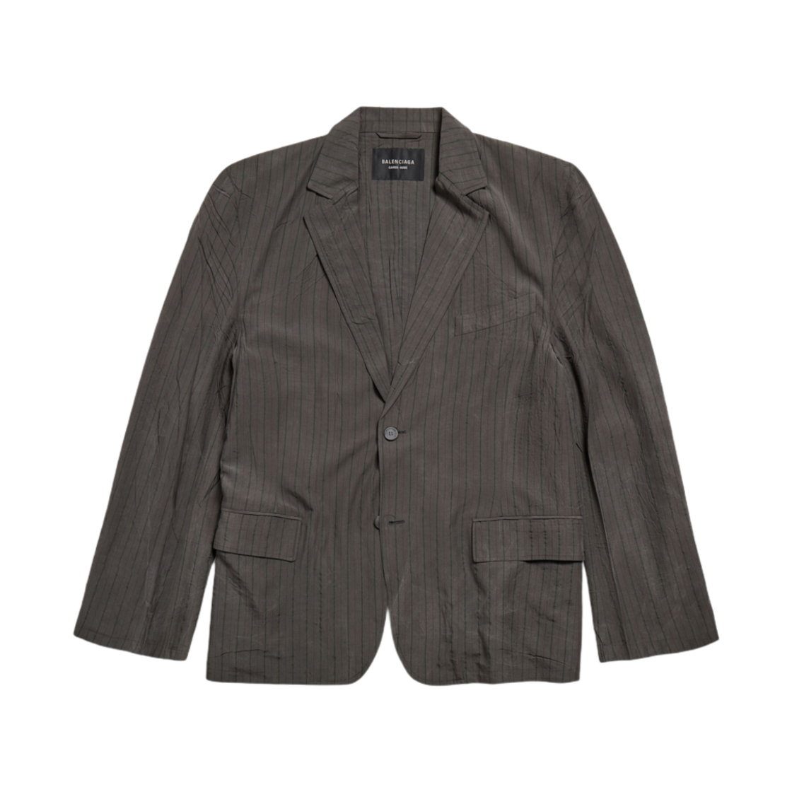 809141TRO391288 Balenciaga Tailored Jacket Grey