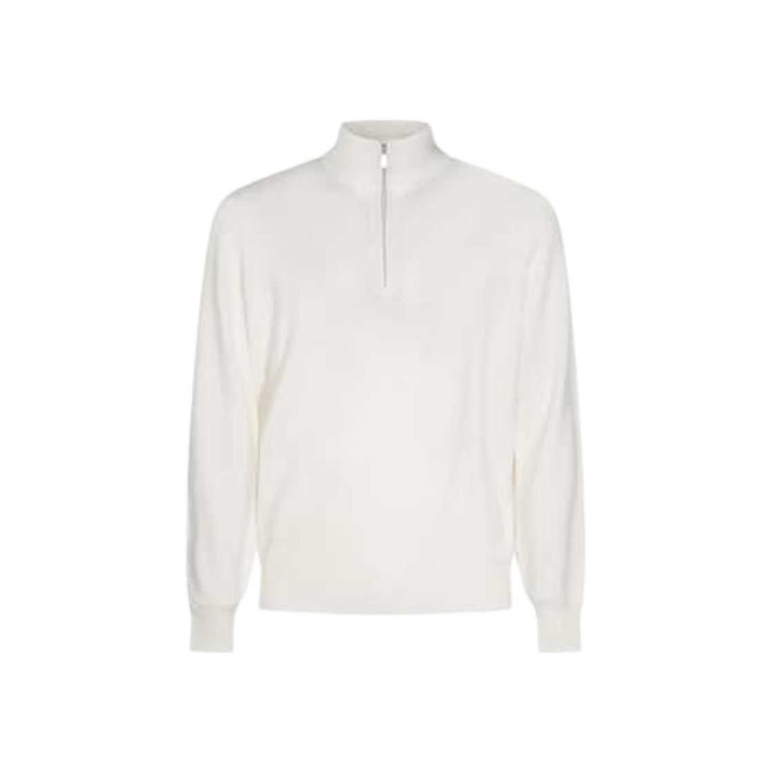 M2200124-CO312 Brunello Cucinelli Cashmere Turtleneck Sweater with Half Zip Panama
