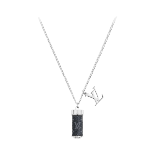 M63641/M96362 Louis Vuitton Charms Necklace Monogram Eclipse