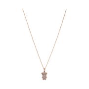 Emporio Armani Rose Gold-Tone Brass Pendant Necklace Multicolour