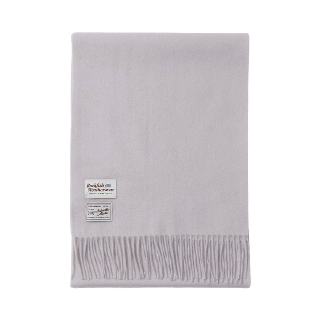 RF4ACBE3MF002 (W) Rockfishweatherwear Classic Wool Muffler Ash Lavender