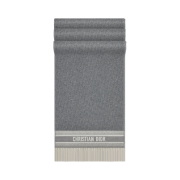 Dior Oblique Muffler Cashmere Gray