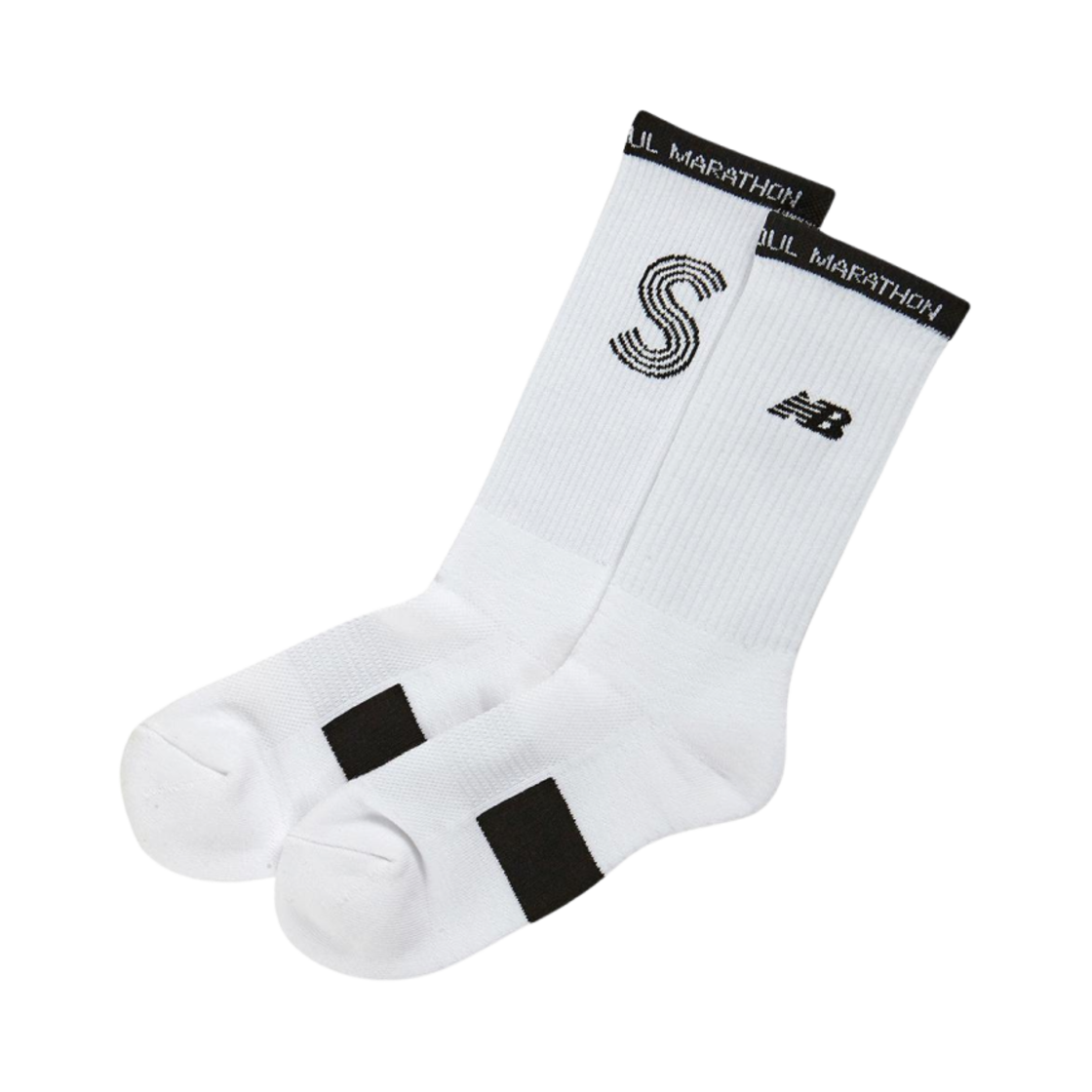 NBGEDBS801-19 New Balance JTBC Seoul Marathon Running Socks Black