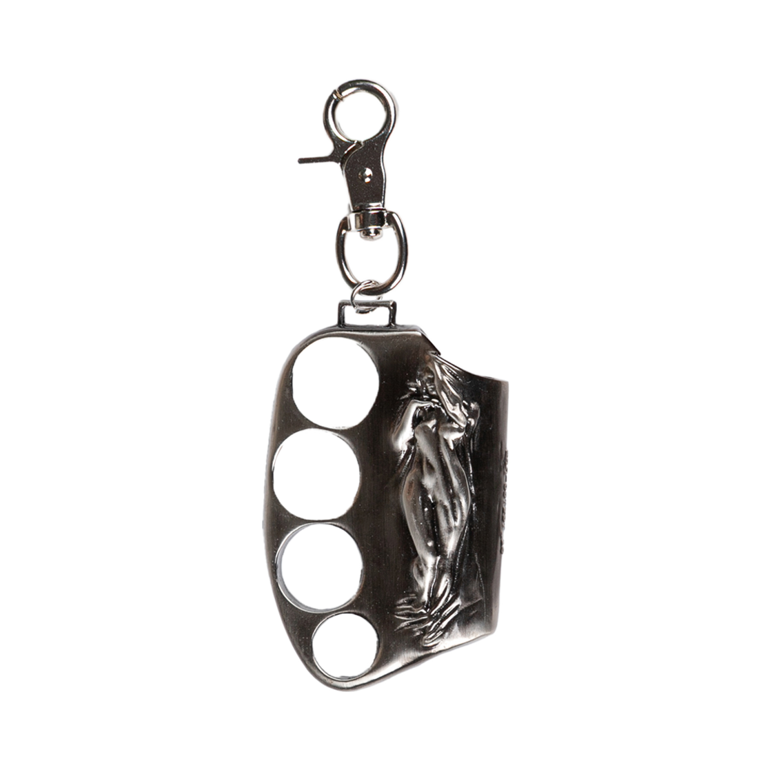 선데이오프클럽 너클 쉘 키링 앤틱 실버(Sundayoffclub Knuckle Shell Keyring Antique Silver)