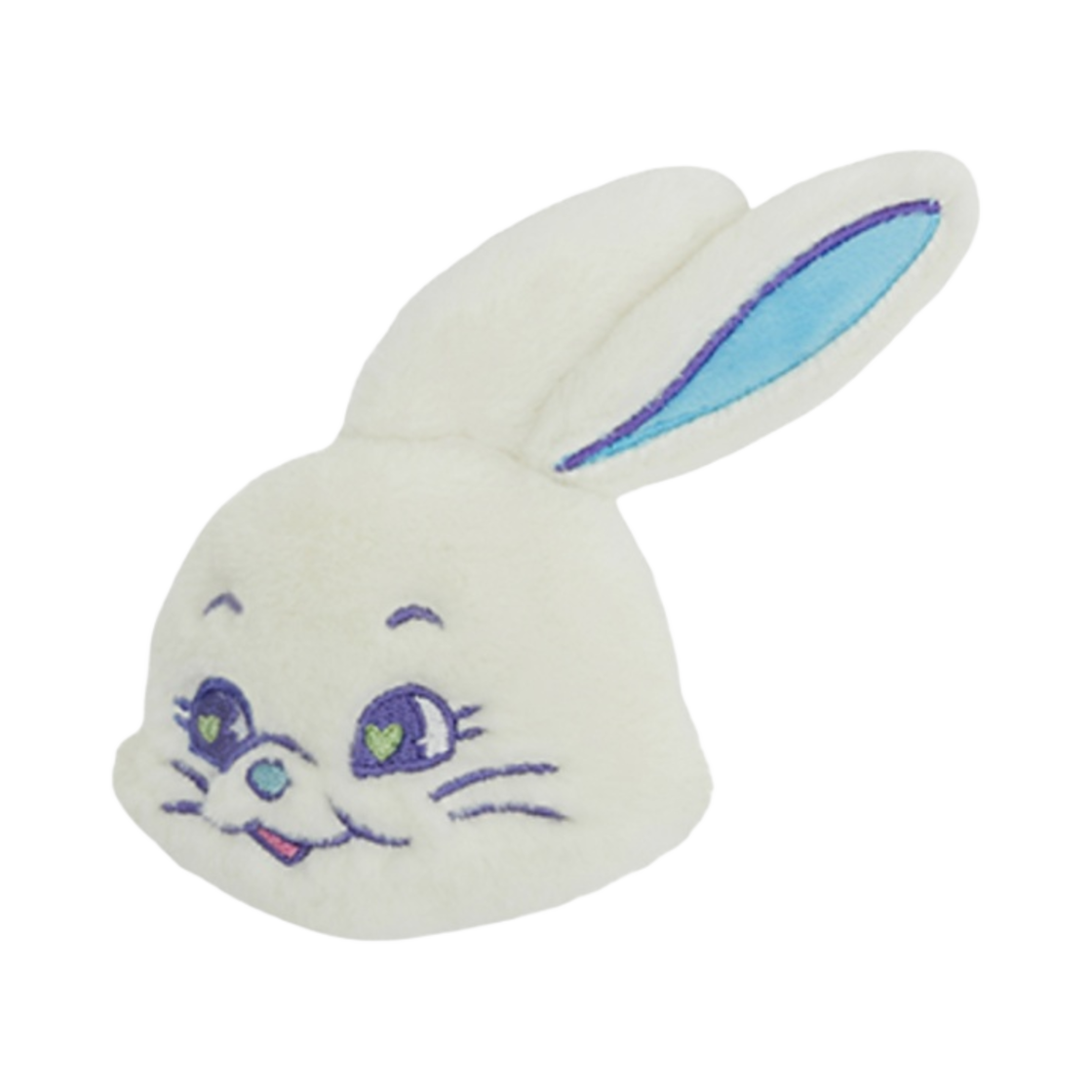 뉴진스 토끼 머천다이즈 플러피 키링 화이트(NewJeans Tokki Merchandise Fluffy Keyring White)