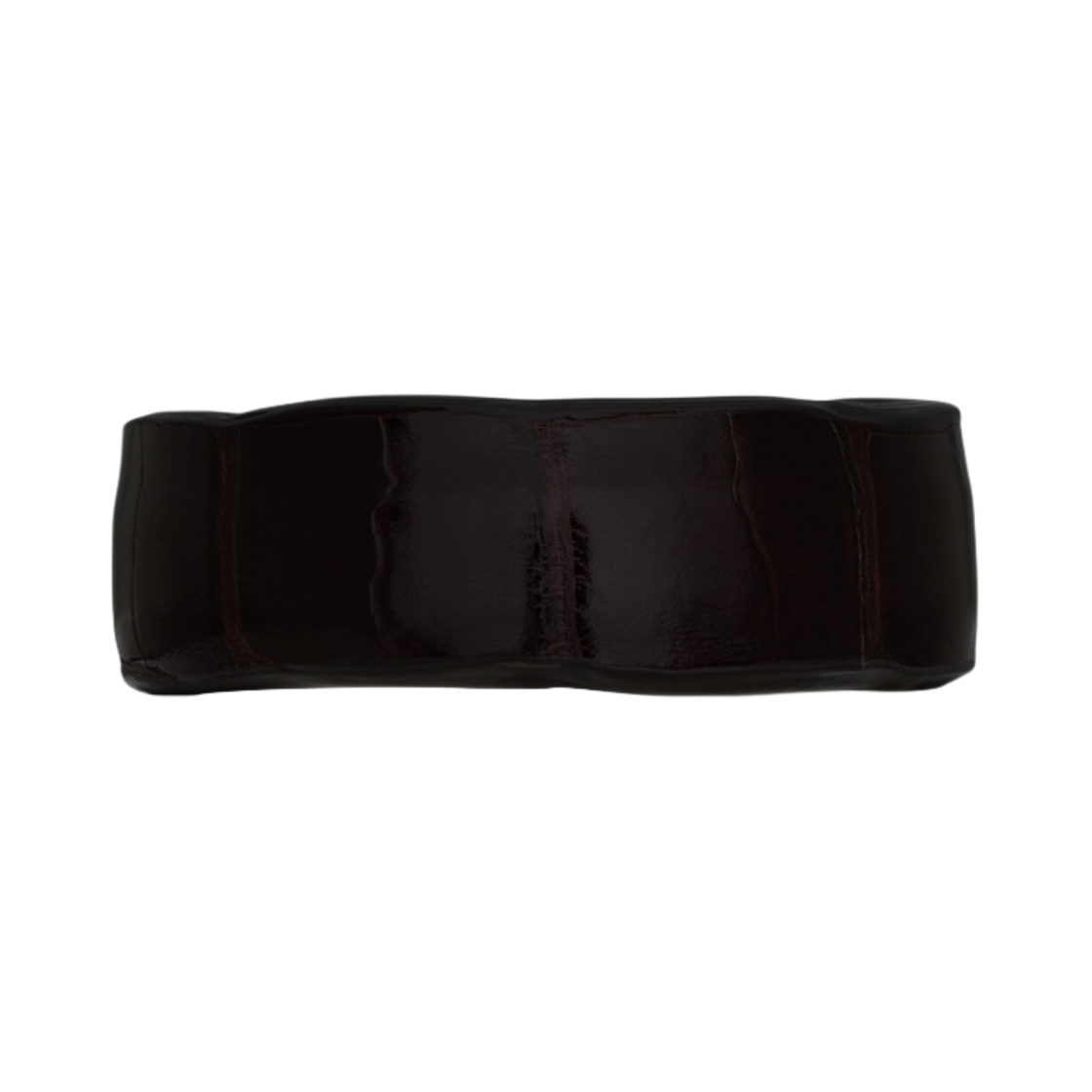 (W) 생로랑 커프 크로커다일 레더 딥 에벤 앤티크 골드((W) Saint Laurent Cuff in Crocodile Leather Deep Ebene Antique Gold) - 1