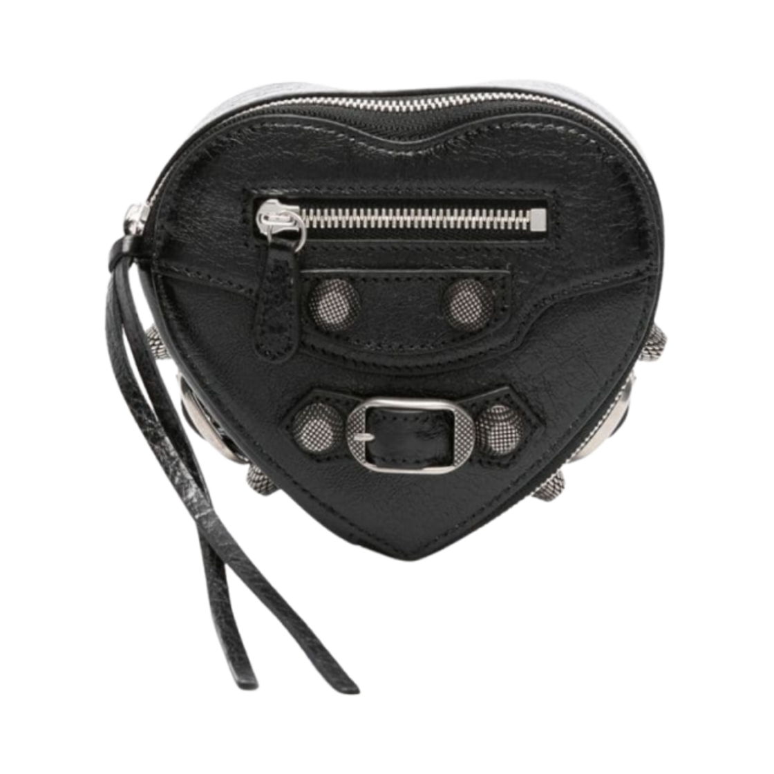 발렌시아가 아레나 레더 르 카골 하트 쥬얼리 박스 블랙(Balenciaga Le Cagole Heart Jewelry Box in Arena Leather Black) - 1