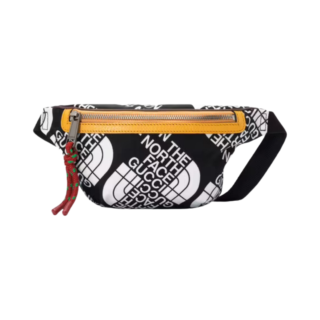 구찌 x 노스페이스 벨트백 블랙 화이트(Gucci x The North Face Belt Bag Black White)