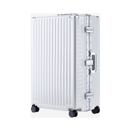 LV-QUADY-28-WHITE LEAD VAULT Quady Suitcase 28Inch White