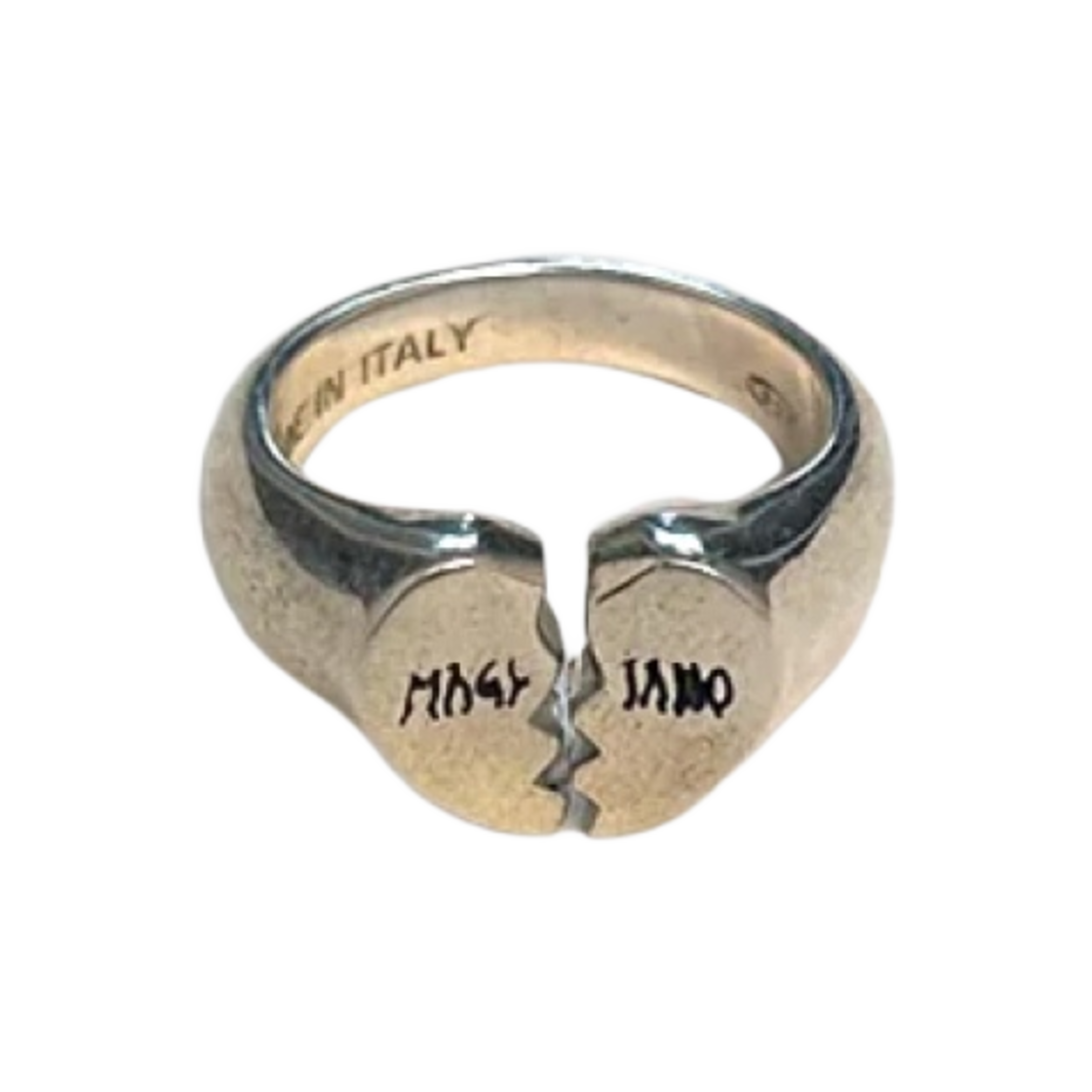 R38310552-21 Magliano Mini Broken Heart Ring 925 Silver