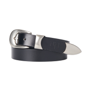 NOMANUAL NM Western Leather Belt Black