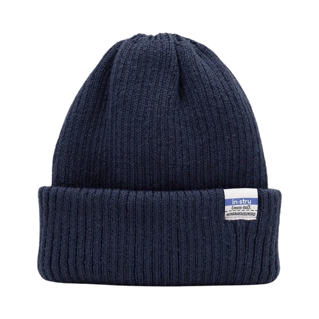 I08AC402-NAVY Maison Mihara Yasuhiro Knit Cap Navy