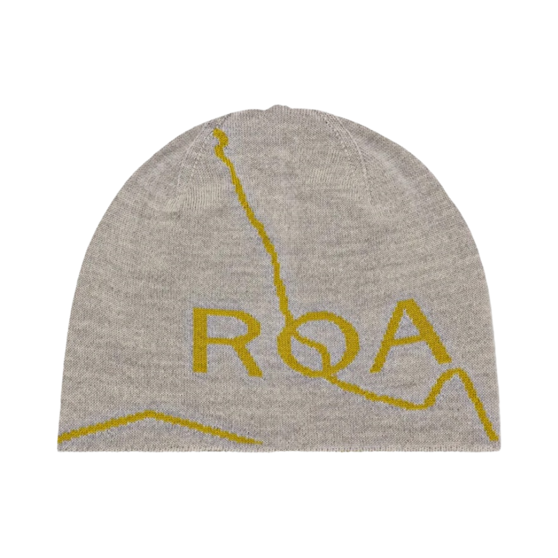 RBUW202YA02 Roa Hiking Beanie Logo Light Grey