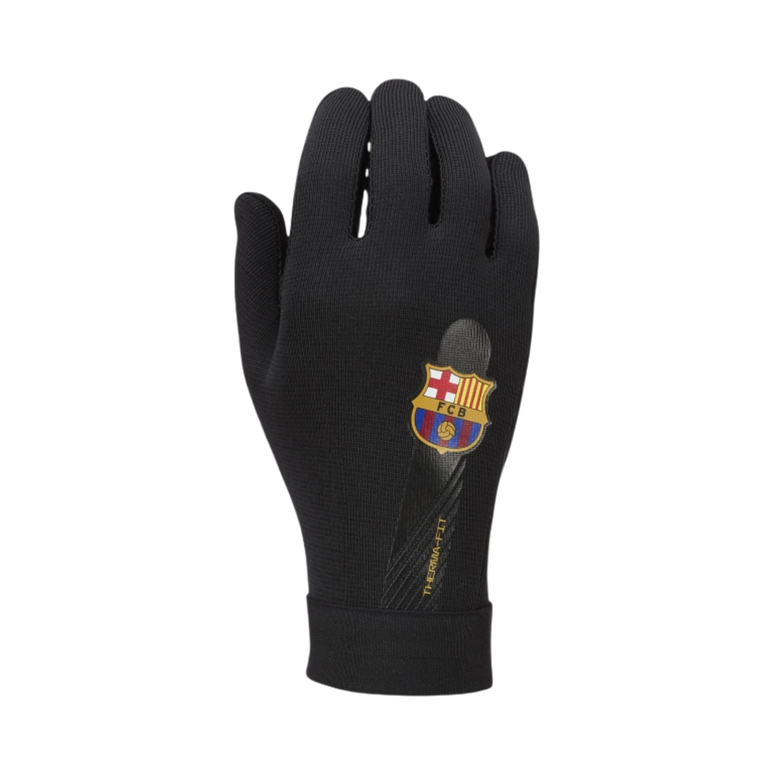 나이키 FC 바르셀로나 써마핏 아카데미 풋볼 글러브 블랙 옐로우(Nike FC Barcelona Therma-Fit Academy Football Gloves Black Yellow) - 3