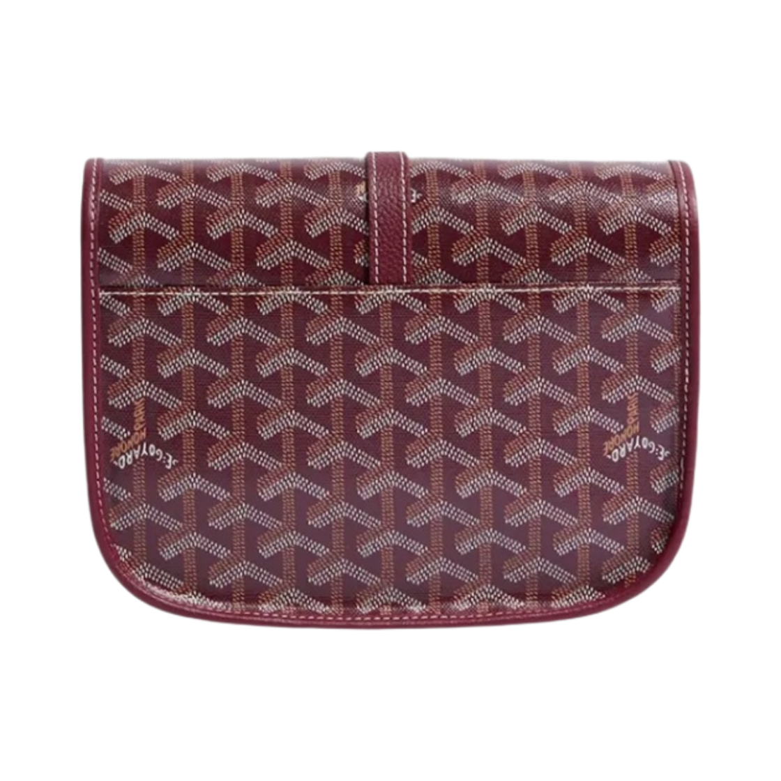 AMABELVEDERE2-PM-33 Goyard Belvedere PM Bag Burgundy - #3