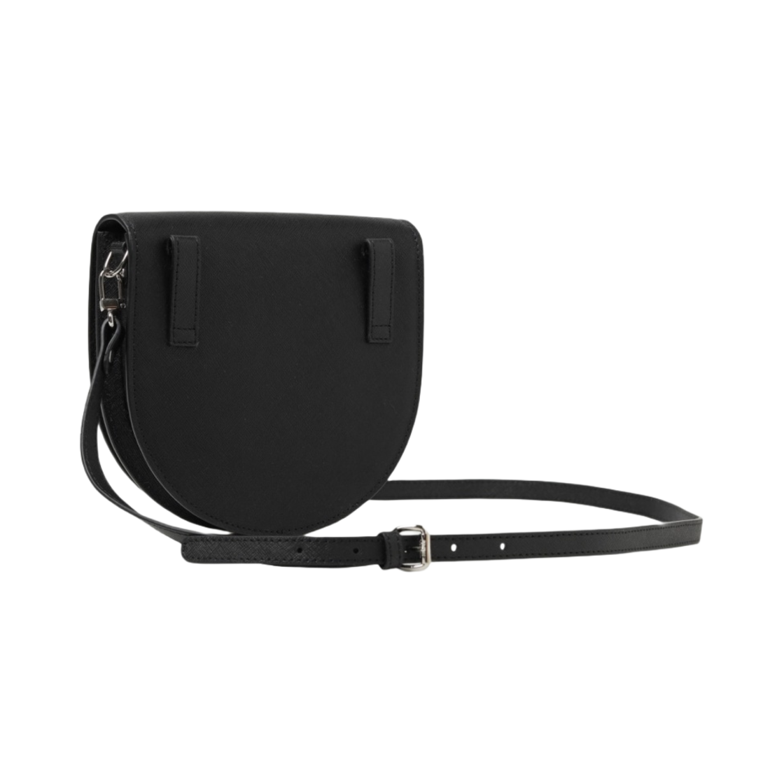 비비안 웨스트우드 사피아노 새들 크로스바디백 블랙(Vivienne Westwood Saffiano Saddle Crossbody Bag Black) - 2