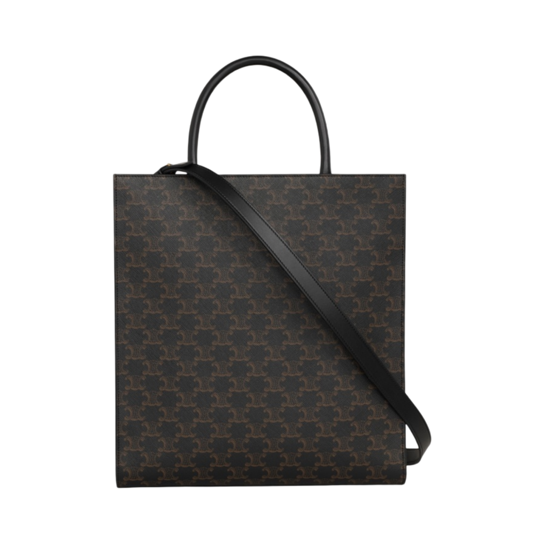 셀린느 트리옹프 캔버스 미디움 버티컬 카바스 셀린느 프린트 블랙(Celine Medium Vertical Cabas in Triomphe Canvas with Celine Print Black) - 3