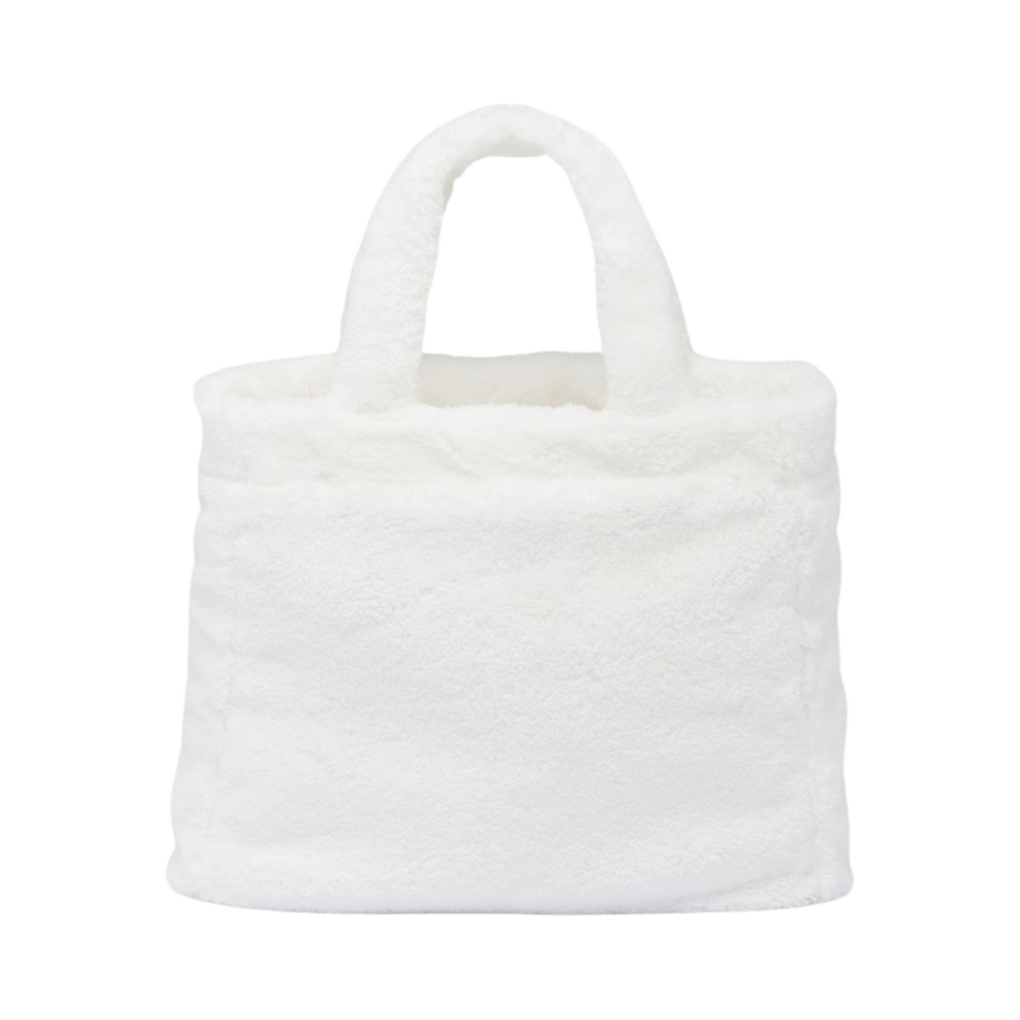프라다 테리 토트백 화이트 블랙(Prada Terry Tote Bag White Black) - 2