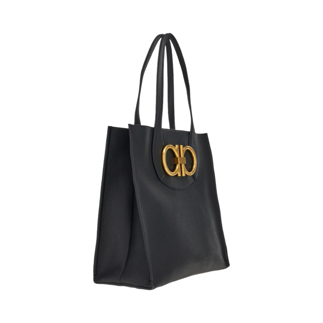 페라가모 맥시 간치오 토트백 블랙(Ferragamo Maxi Gancio Tote Bag Black) - 2