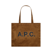 A.P.C. Diane Corduroy Tote Bag Brown