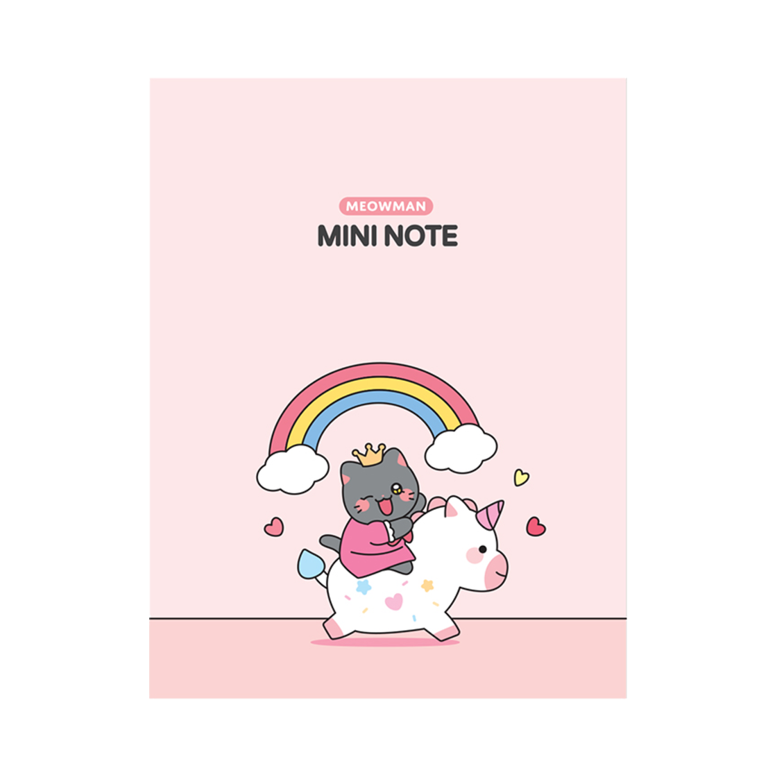 8809810182409 Meow Man Mini Note Unicorn World