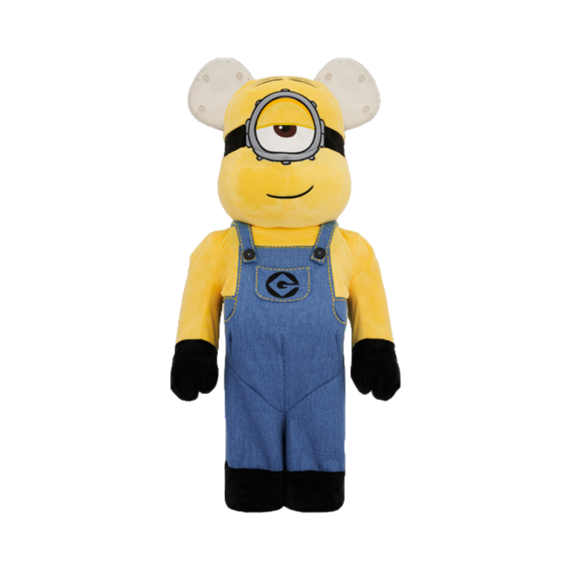 베어브릭 미니언즈 스튜어트 코스튬 버전 1000%(Bearbrick Minions Stuart Costume Ver. 1000%) - 1
