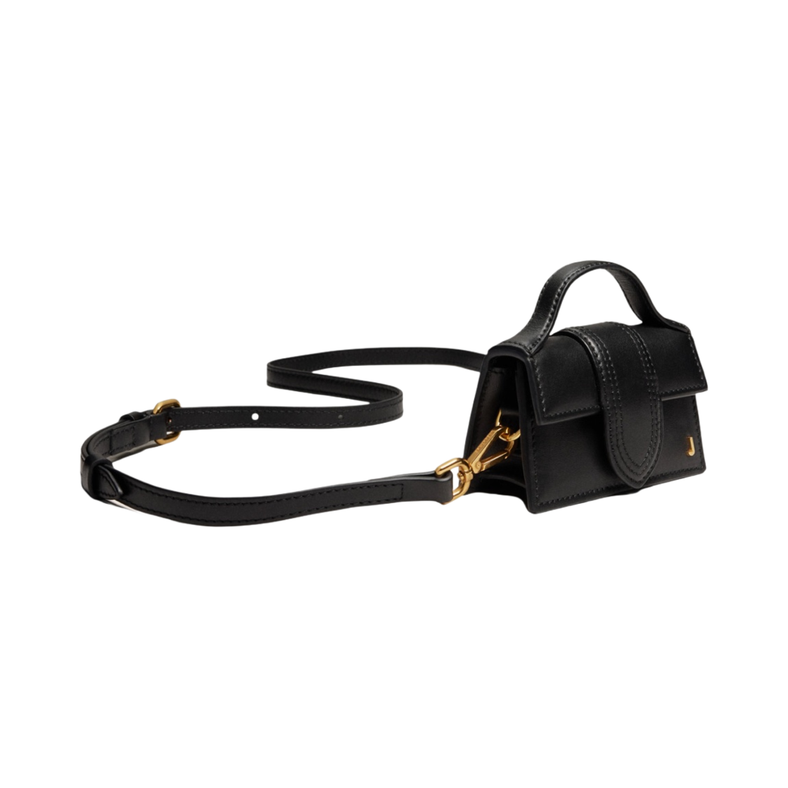 자크뮈스 르 쁘띠 밤비노 미니 플랩백 블랙(Jacquemus Le Petit Bambino Mini Flap Bag Black) - 2