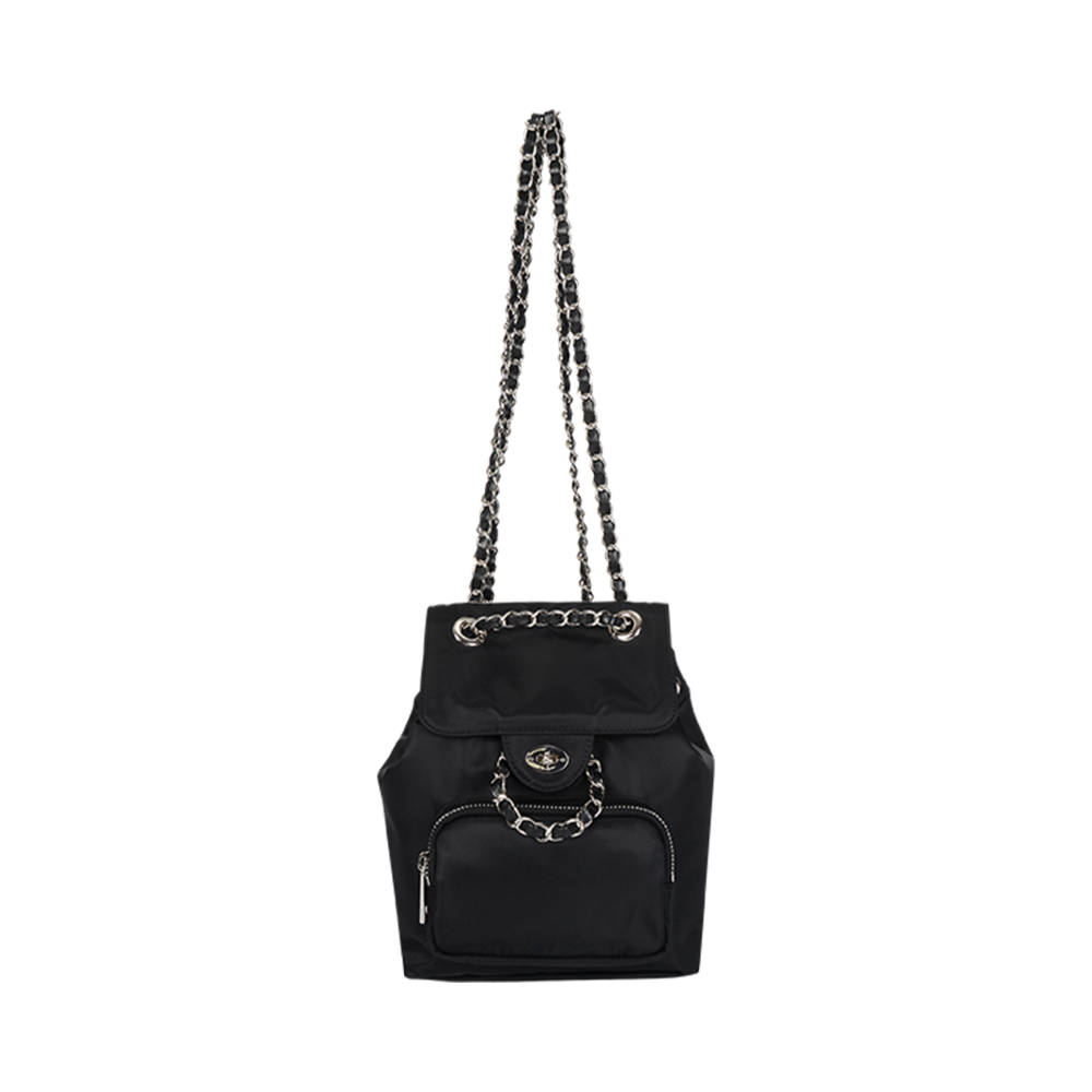 ANC-25SS022-NEW Anoetic Classic Outpocket Backpack Nylon Black