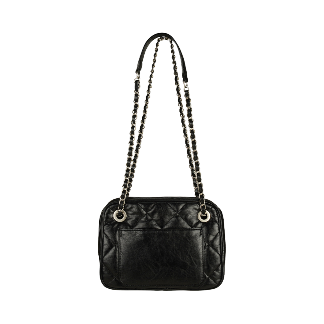 마뗑킴 스터드 미들 퀼팅 백 블랙(Matin Kim Stud Middle Quilting Bag Black) - 2