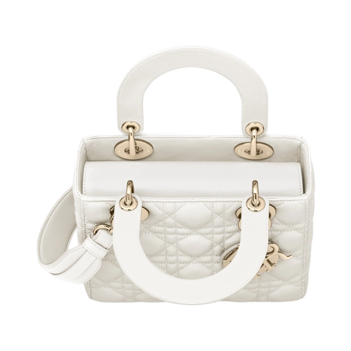 디올 스몰 레이디백 마이 ABC디올 백 까나쥬 램스킨 라떼(Dior Small Lady Bag My ABCDior Cannage Lambskin Latte) - 3