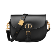 Dior Medium Bobby Bag Box Calfskin Black Gold