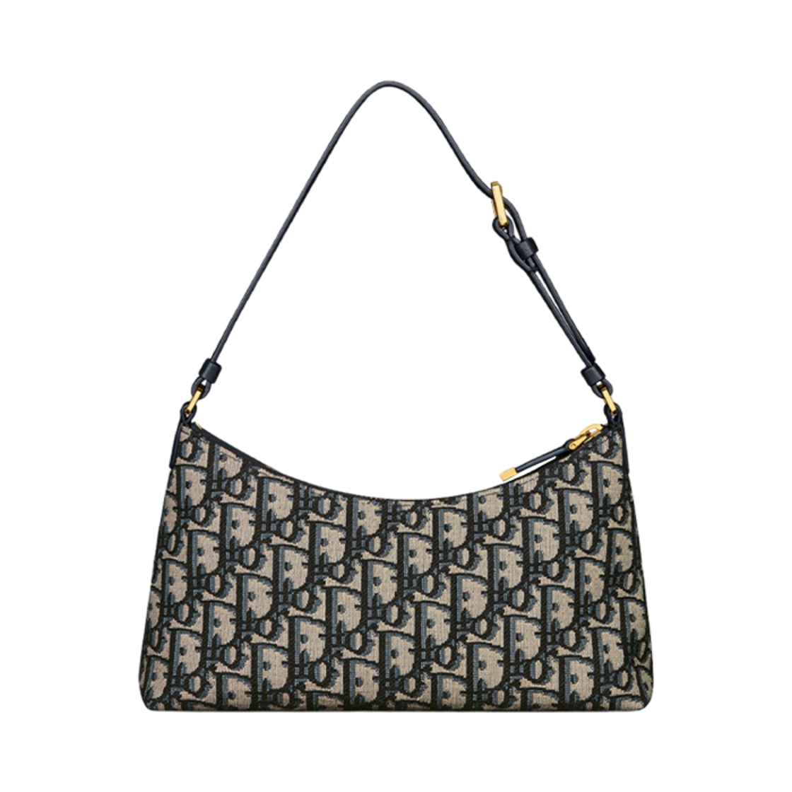 디올 30 몽테인 미니 호보 숄더백 디올 오블리크 자카드 블루(Dior 30 Montaigne Mini Hobo Shoulder Bag Dior Oblique Jacquard Blue) - 2