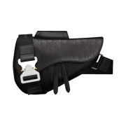 Dior Saddle Bag Black Dior Oblique Galaxy Leather