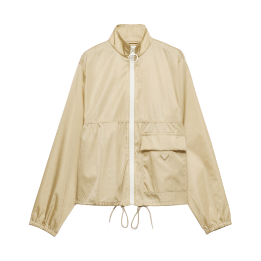 292282-1WQ8-F0FHI (W) Prada Re-Nylon Blouson Jacket Desert
