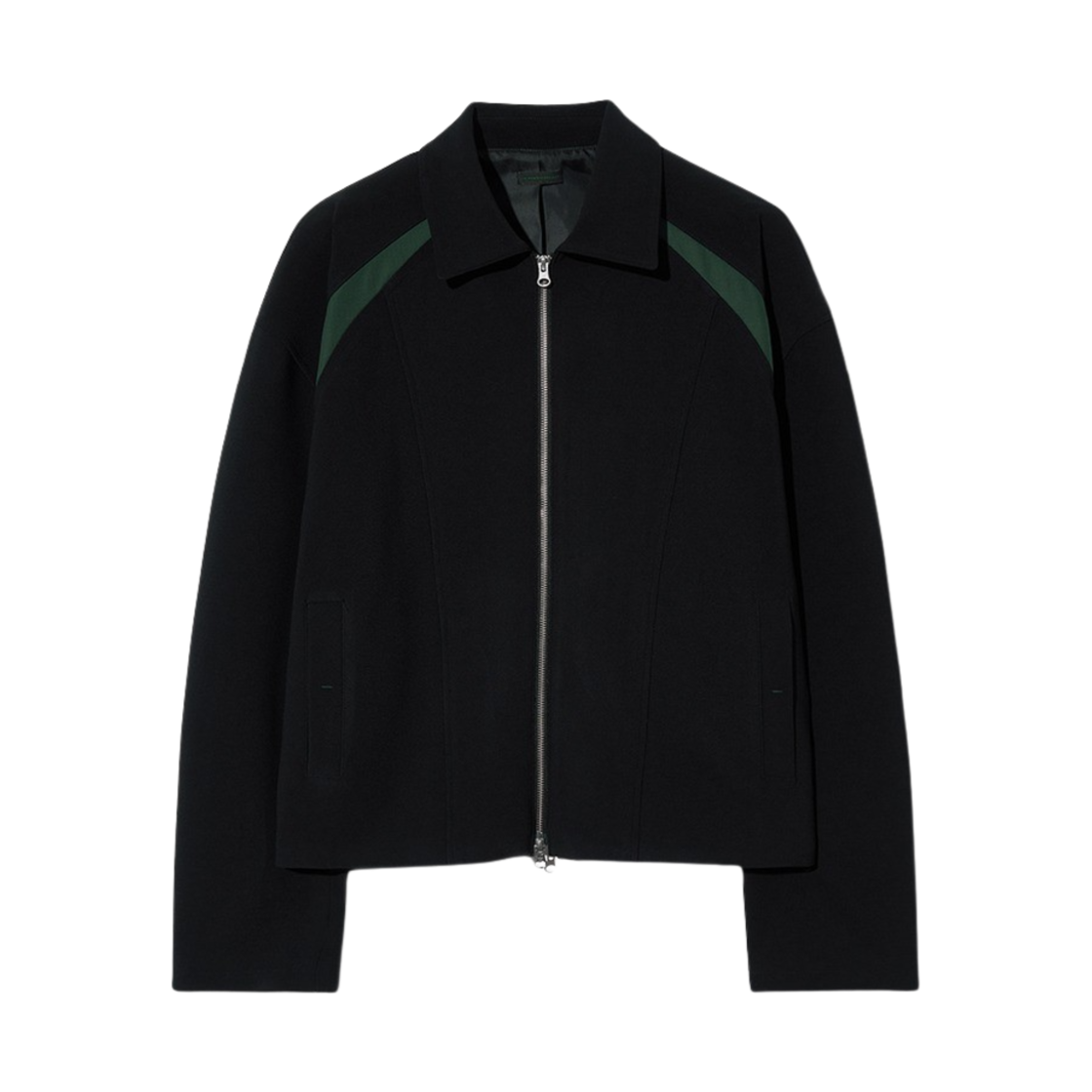 174_TIP THE IDENTITY PROJECT Coca Zipper Jacket Black