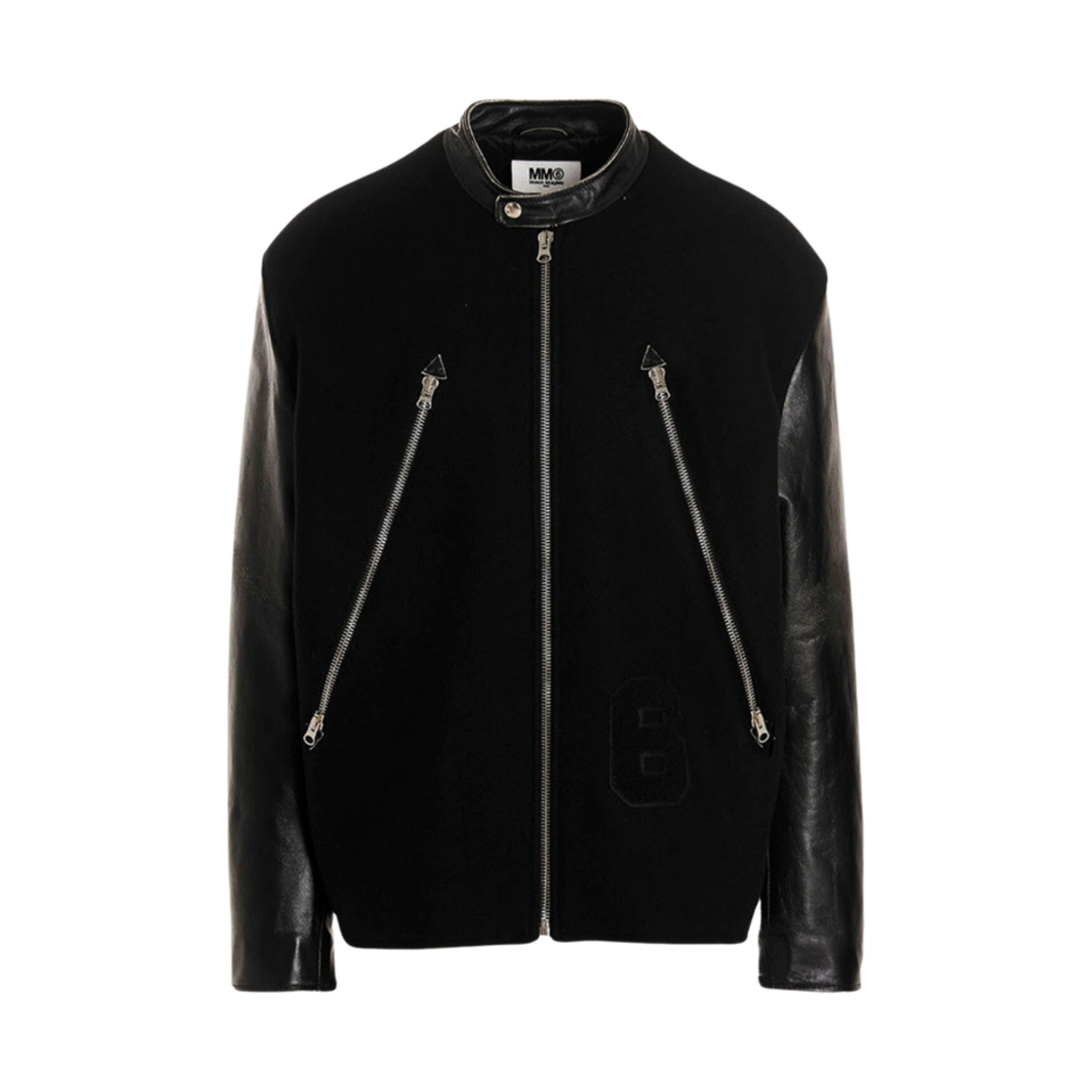 S62AN0079S60353900 MM6 Maison Margiela Sport Jacket Black