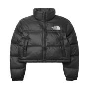 (W) The North Face Nuptse Short Jacket Black