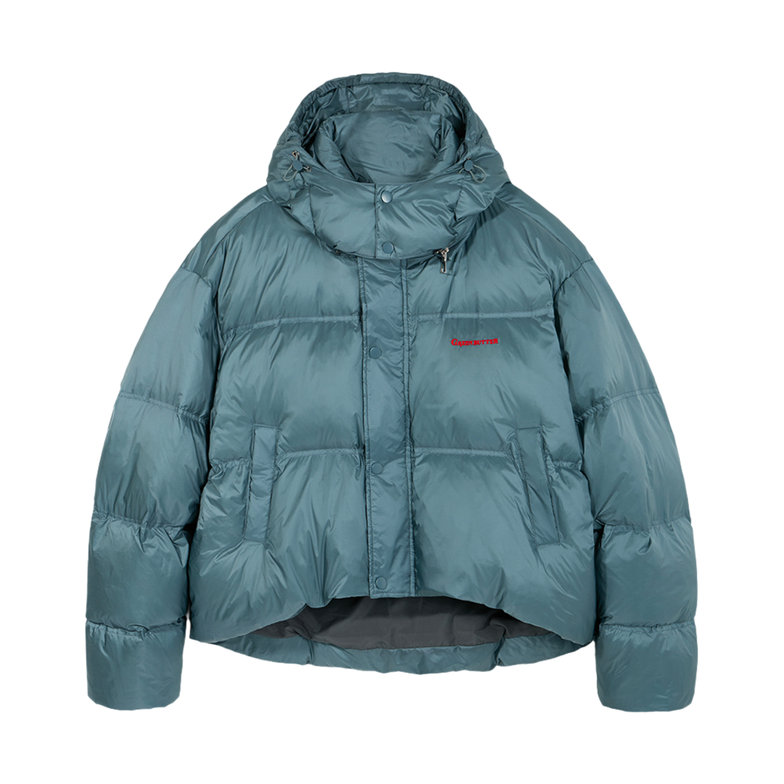 P00000VU Greenbutter Duck Down Puffer Jacket Grey
