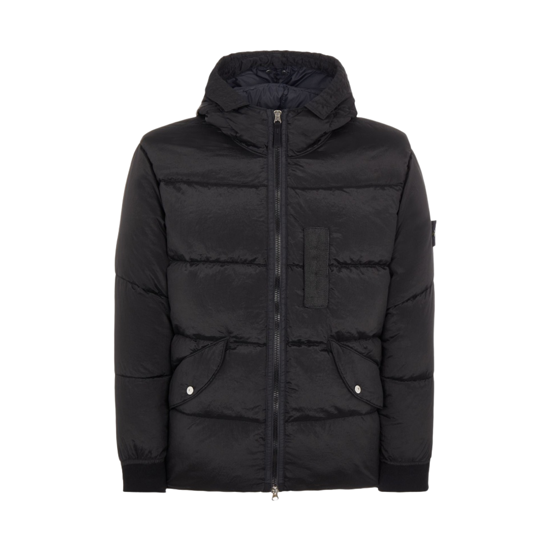 771543619-V0029 Stone Island 43619 Nylon Metal Econyl Regenerated Nylon Down Jacket Black - 22FW