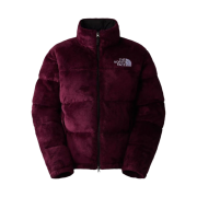 (W) The North Face Versa Velour Nuptse Jacket Burgandy