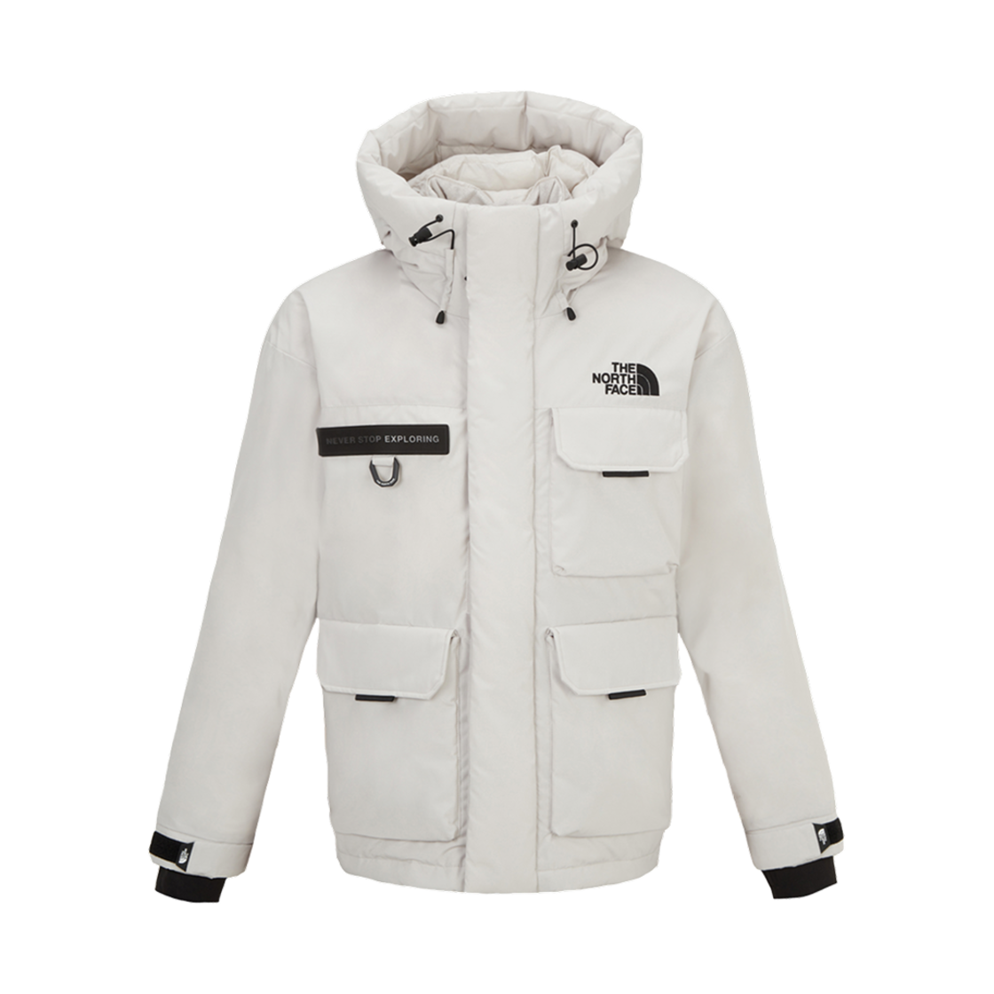NJ1DQ68B The North Face Polar Air RDS Down Jacket White Sand - 25SS