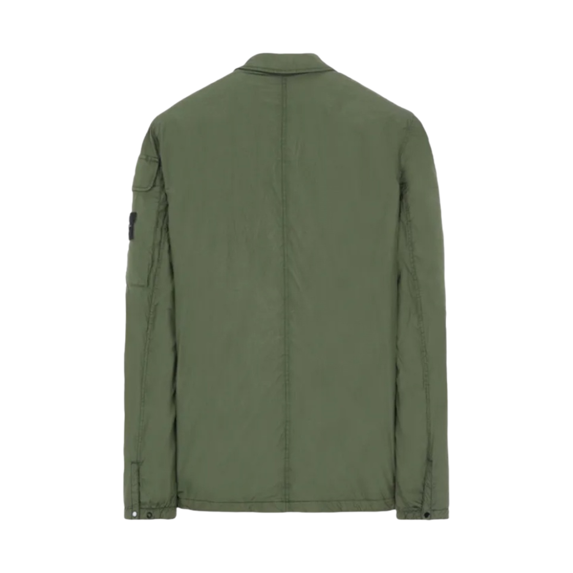 스톤 아일랜드 10223 크링클랩스 나일론 가먼트 다이드 오버셔츠 올리브 그린 - 22FW(Stone Island 10223 Crinkle Reps Nylon Garment Dyed Overshirt Olive Green - 22FW) - 2