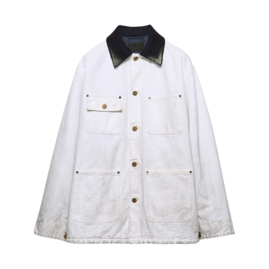 PRADA archive 2011 コットン ウエスタン ジャケット 36白 Prada