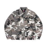 Supreme x Dickies Quilted Denim Work Jacket Grey Camo - 21FW