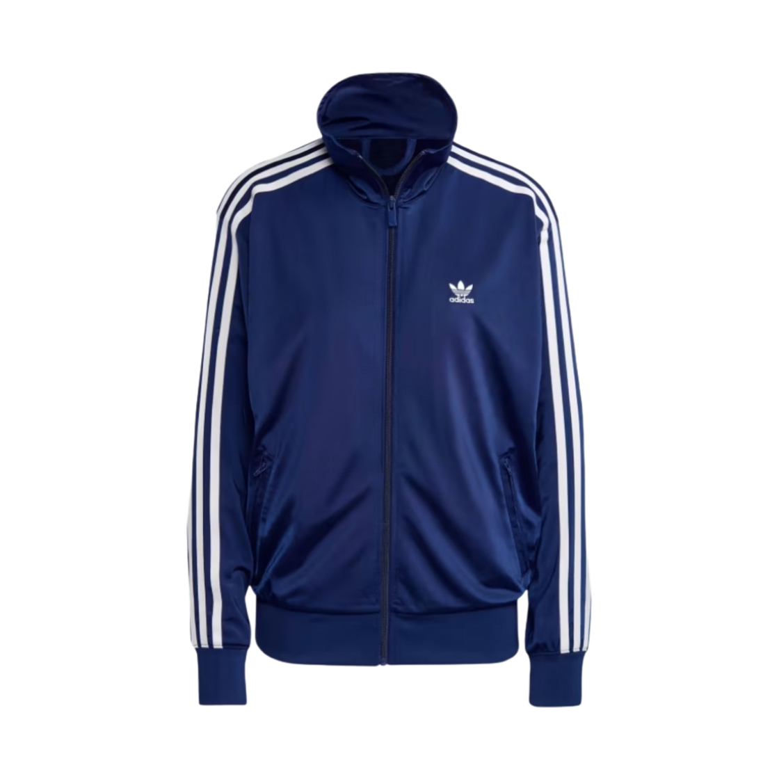(W) 아디다스 아디컬러 클래식 루즈 파이어버드 트랙탑 다크 블루 - KR 사이즈((W) Adidas Adicolor Classic Loose Firebird Track Top Dark Blue - KR Sizing)