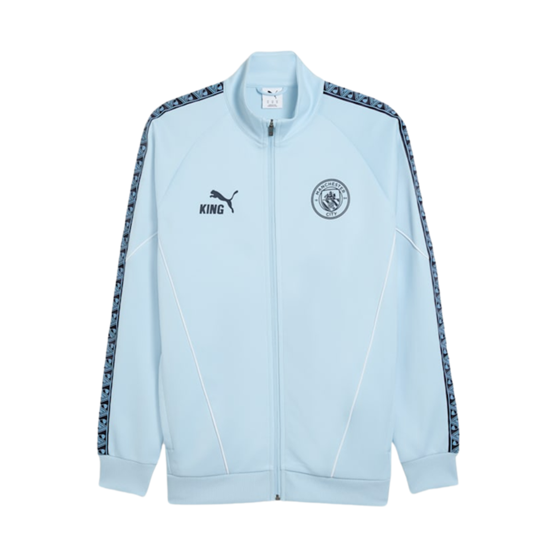 푸마 맨체스터 시티 킹 2025/26 앤섬 자켓 실버 스카이(Puma Manchester City King 2025/26 Anthem Jacket Silver Sky)